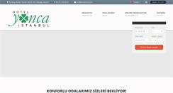 Desktop Screenshot of hotelyonca.com